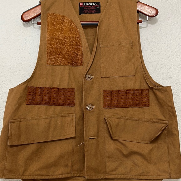 Vintage Nesco Hunting Shooting Fisherman Outdoors Vest - Picture 2 of 13
